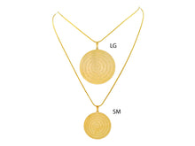 Load image into Gallery viewer, SN246LG Gold Chain with Spanish Prayer Inscribed (lg)