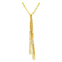 Load image into Gallery viewer, SN249FP 18k Gold Plated Necklace with Fresh Water Pearls