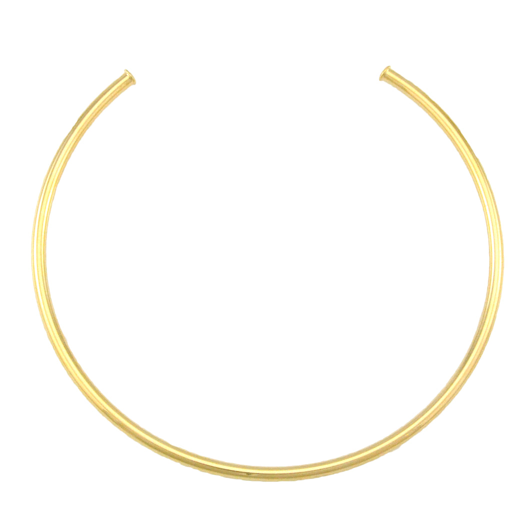 SN382A Gold Plated Polished Choker