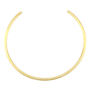 SN382B Gold Plated Brushed Choker
