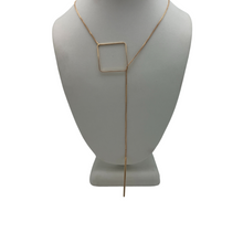 Load image into Gallery viewer, SN384B 18K Gold Plated Necklace with a geometric design