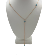 Load image into Gallery viewer, SN388 Blue evil eye Necklace