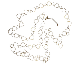 SN393 18k Gold Plated "Heart" chain