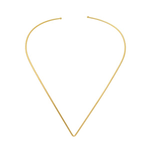 SN409 18K Gold Plated "V" choker