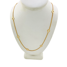 Load image into Gallery viewer, SN411B &quot;Circles&quot; 18K Gold Plated Necklace