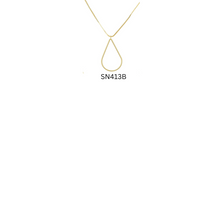 Load image into Gallery viewer, SN413B 18K Gold Plated &quot;Tear Drop&quot; Necklace