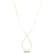 Load image into Gallery viewer, SN415B &quot;Tear Drop&quot; 18K Gold Plated Necklace