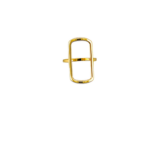 SR108 "Rectangular" Geometric Desing Ring