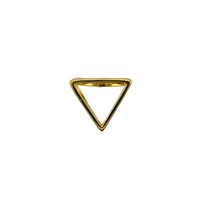 Load image into Gallery viewer, SR110A &quot;Triangle&quot; Geometric Design 18K Gold Plated Ring