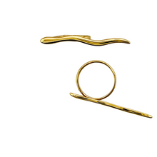 Load image into Gallery viewer, SR113 &quot;Snake&quot; shape 18K Gold Plated Ring