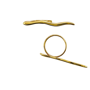 SR113 "Snake" shape 18K Gold Plated Ring