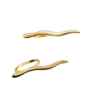 Load image into Gallery viewer, SR113 &quot;Snake&quot; shape 18K Gold Plated Ring