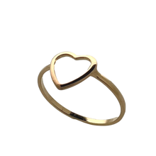 Load image into Gallery viewer, SR116A 18K Gold Plated Heart Shape Ring