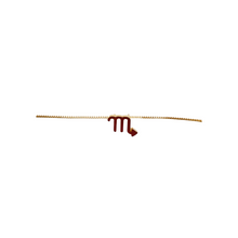 Load image into Gallery viewer, SN400 J &quot;Scorpio Zodiac &quot; 18K Gold Plated Necklace