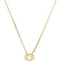 Load image into Gallery viewer, SN400 F &quot;Cancer Zodiac &quot; 18K Gold Plated Necklace