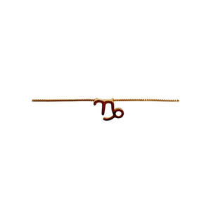 SN400 L "Capricorn Zodiac " 18K Gold Plated Necklace