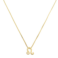 Load image into Gallery viewer, SN400 G &quot;Leo Zodiac &quot; 18K Gold Plated Necklace