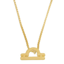 Load image into Gallery viewer, SN400 I &quot;Libra Zodiac &quot; 18K Gold Plated Necklace
