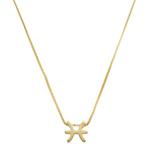 Load image into Gallery viewer, SN400 B &quot;Pisces Zodiac &quot; 18K Gold Plated Necklace
