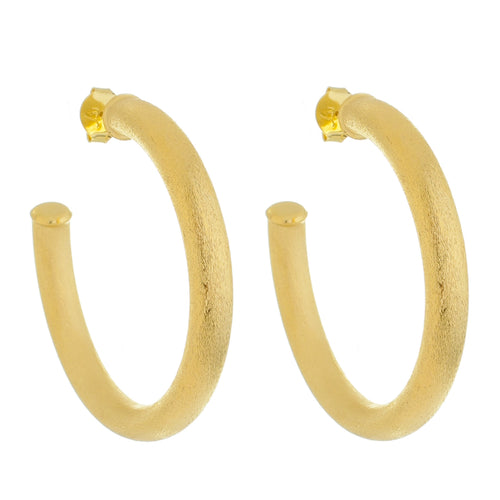 SE759BLG 18k Gold Plated Hoops