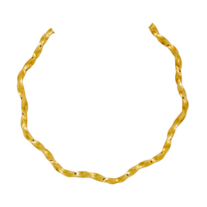 SN420 18K Gold Plated Twist Choker